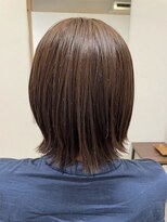 ヘア アトリエ ヴィヴァーチェ(hair atelier Vivace)&nbsp;アンブレラカラーショートボブラベンダーグレージュハイライト