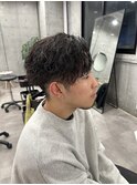 センターパートツイストスパイラルハーフバック