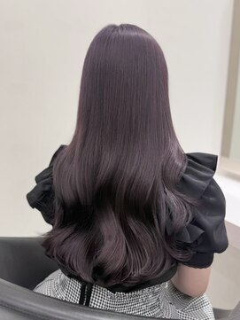 メル 表参道(Mel) ラベンダーグレーブリーチなし～1回透明感カラーヨシンモリ