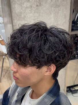 フィフス(fifth) 原宿無造作シャドウパーマラウンドマッシュカット刈り上げfifth