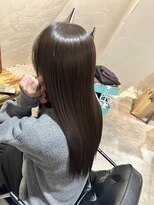 ロア インターナショナル 新宿店(LoA International)&nbsp;髪質改善/オリーブグレージュ/艶カラー/ダブルカラー/新宿
