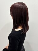 ワンカラーでできるワインレッド