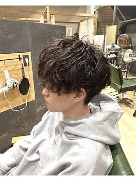 オプスヘアー 西新店(OPS HAIR) シャドウパーマ×ツイストスパイラル×波巻き