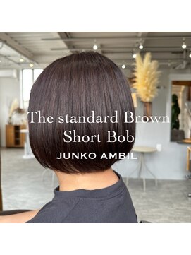 ナンバーフォーナチュラル 戸祭(NO4 natural) The standard brown × Short Bob