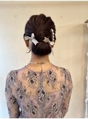 結婚式ヘアセット