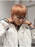 オレンジベージュ　メンズハイトーン