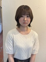 リトルガーデン(Little Garden) 【kako】透明感ベージュ/くびれボブ