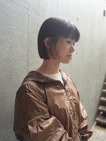 カシ 中目黒(CASI)&nbsp;ミニボブ/コンパクトボブ/栗ブラウン/マロンカラー