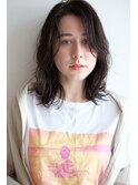 ミディアム 毛先だけパーマ