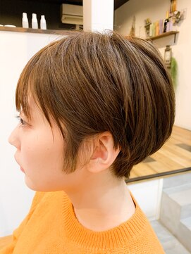 ヘアサロンオーケストラ(HAIR SALON ORCHESTRA) ハンサムなショートスタイルゴールドベージュ《ORCHESTRA》