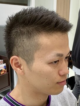 アッシュ 立川店(Ash) メンズツーブロック風ソフモヒ