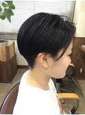 ツーブロックショートボブ