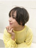 クセ毛風大人ショート