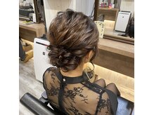 結婚式や二次会用ヘアセット◎