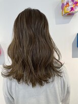 スピンヘアワークス(Spin Hair Works) ハイライト_グレージュ_ダブルカラー_