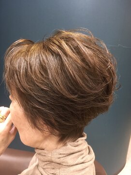 ヘアサロンアンドヘアメイクディー(hair salon hair make D) 仙台D　プレミアムケアカラー×グラボブ　ボリュームUPヘア