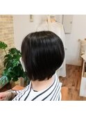 大人カッコいい前下がりショートボブ♪【改善改善 武蔵浦和】