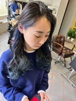 ダニーコウベ(Danny kobe)&nbsp;インナーカラーブルー