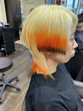 サムブリッジ(SOMEBRIDGE) ☆ エンドカラー 2色 オレンジ ブラック (SOMEBRIDGE 亀有)