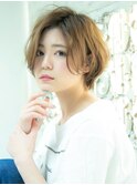 ショート/ボブ/前髪/顔周り/ケアブリーチ/ブリーチ/立川