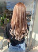 ベージュハイライト