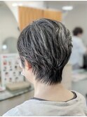 40代50代60代/グレイヘアショート