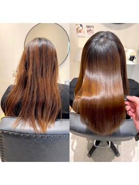 ジーナ 流山おおたかの森(Zina) 艶髪ストレート☆【流山おおたかの森/縮毛矯正/髪質改善/】