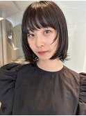 顔まわりレイヤー/レイヤーボブ/ボブ