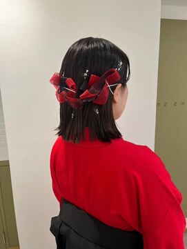 エミィ(emme) 【emme×笹川 】ヘアセット/ボブアレンジ