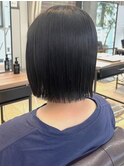 切りっぱなしボブ