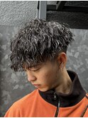 *NOISMメッシュ波巻きツイストスパイラルマッシュツーブロック