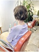 ボブパーマ  透明感カラー ダメージレスパーマ