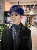 サファイアブルーの韓国風マッシュ【坂根】