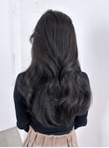 秋色黒髪透明感カラーウルフレイヤーロング_ba501471