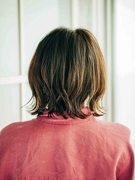 エクファ ヘア シェリル 草津 南草津店(ex-fa hair cherir) 黒髪ボブルフネビージュ小顔ワンレンスペインカール