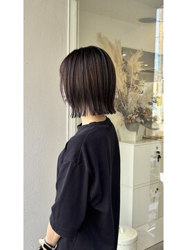 アヴァンセラヴィ(AVANCER la vie) タッセルボブ×質感ブラウン