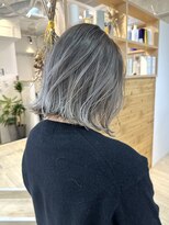 ヘアワン(HAIR One)&nbsp;【HAIR One木下】バレイヤージュホワイトベージュ