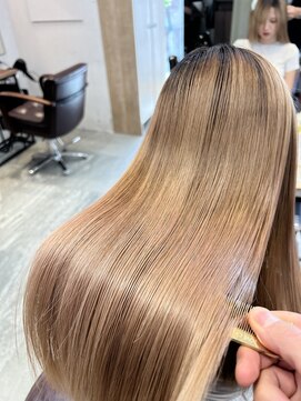 アディクト イースト 東陽町東口(addict EAST) 髪質改善＿縮毛矯正＿ブリーチ毛＿ロング［東陽町駅］