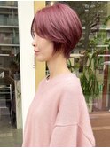 ショートカット 大人可愛いひし形ショートボブ 20代30代40代50代