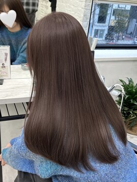 アマトウキョウ アユンチェ(AMA TOKYO×AYUNCHE) ラベンダーグレージュ  ラベンダーブラウン  透明感カラー