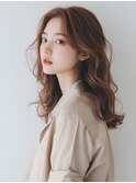 セミロングパーマ