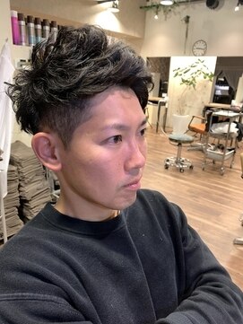 ボタニウム バイ アールサロン(BOTANIUM by RrSALON) アップバング2ブロックニュアンスパーマ