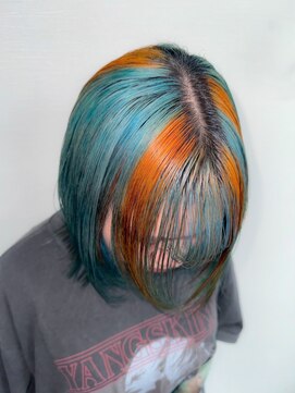 ヌル 原宿店(Null) セクションカラー/デザインカラー/ブリーチカラー/原宿/表参道