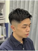 【王道】スキンフェード×コテパーマ