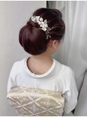 【池袋駅西口・ヘアセット】和髪シニヨン・着物