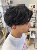 フェザーパーマ/ニュアンスパーマ/毛流れ