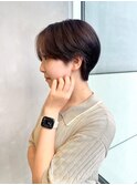 ハンサムショート×ラベンダーグレー