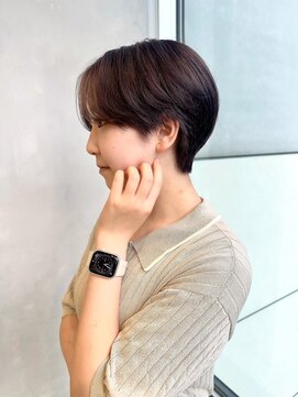 エイト ヘアサロン 渋谷本店(EIGHT) ハンサムショート×ラベンダーグレー