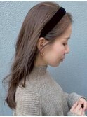 #カチューシャアレンジ　#黒髪ロング