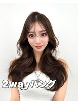 アマトウキョウ アユンチェ(AMA TOKYO×AYUNCHE)&nbsp;前髪顔まわり韓国ヘアレイヤーカットサイドバンク2wayバンク韓国